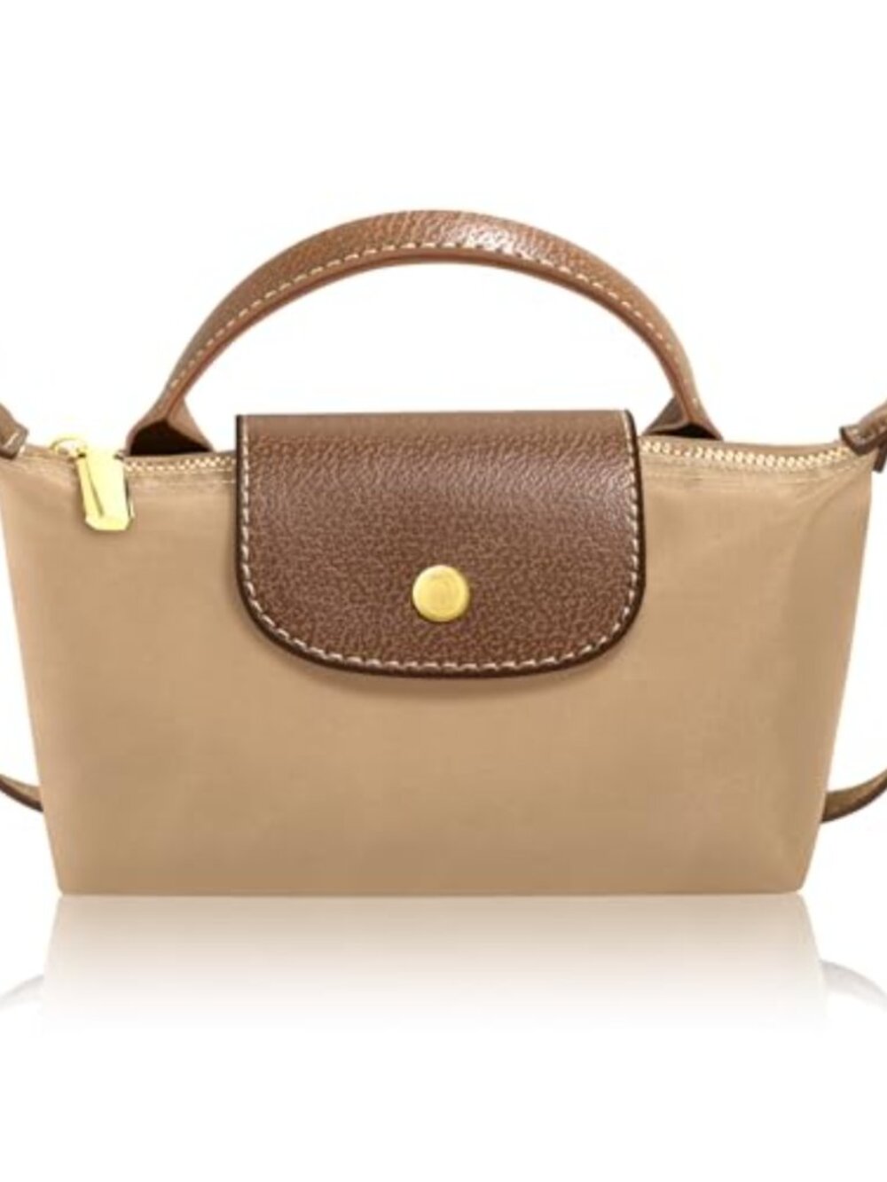 Faux Leather Colorblock Mini Crossbody Bag Adjustable Strap